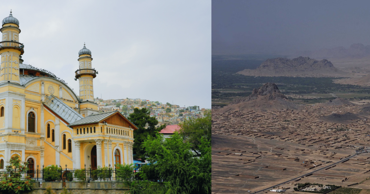 Diagram showing the Taliban’s power hierarchy between Kandahar leadership and Kabul ministries.