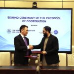 Director Javlon Vakhabov and CSS Director Abdul Hai Qanit.